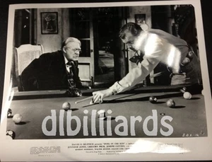 Pool Billard Barrymore Cotten Duel in the Sun 8x10 Pool Player noch Unikat - Bild 1 von 1