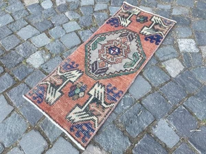 Small Rug Door Mat Bath Mat Wool Rug Oushak Rug Traditional Rug Floor Rug - Picture 1 of 9