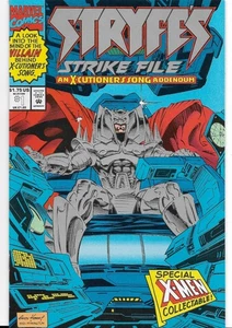 STRYFE'S STRIKE FILE #1 X-CUTIONER'S SONG ADDENDUM MARVEL 1993 SEHR GUTER ZUSTAND/NM. - Bild 1 von 1