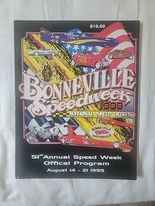 Bonneville 51st Annual Speedweek Racing Programa Oficial 1999 - Imagen 1 de 4