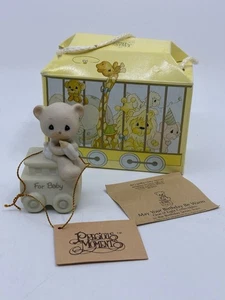Read* Precious Moments 15938 May Your Birthday Be Warm For Baby Birthday Train - Picture 1 of 6