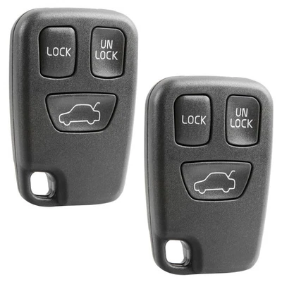 2 Key Fob Remote Replacement 3btn for 1997-2005 Volvo S40 S70 V40 V70 HYQ1512J Foto 1 de 4