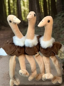 TY Beanie Babies 3 STRETCH The Ostrich Plush NWT - Picture 1 of 2