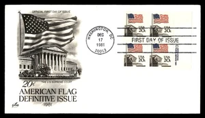Mayfairstamps US FDC 1981 Flag Supreme Court 20c First Day Cover aau_12145 - Picture 1 of 2