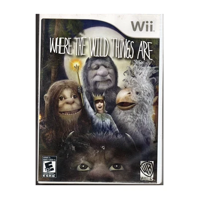 Where The Wild Things Are Nintendo Wii Video Game- Warner Bros. 2009 - Complete - Image 1 of 4