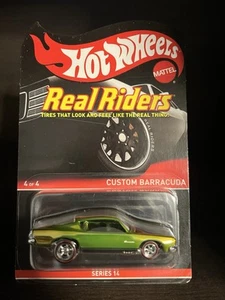 Hot Wheels RLC Real Riders Series 14 Custom Barracuda # to 5000 - Picture 1 of 1
