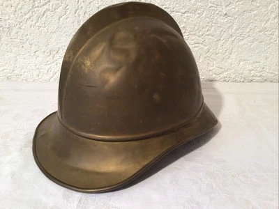 Messing Helm Glocke Feuerwehr ca. um 1910!  Hersteller J.G. Lieb Biberach Riss - Bild 1 von 4