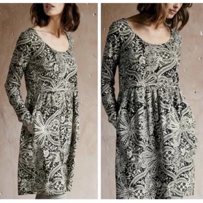 Vestido Peruvian Connection Lacemaker Bolsillo Para Mujer’s M Medianoche Pima Algodón Informal Foto 1 de 4