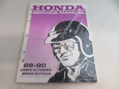 OEM 88 89 90 HONDA SB50 SB50ES SB50P ELITE TALLER SERVICIO MANUAL DE REPARACIÓN Foto 1 de 3