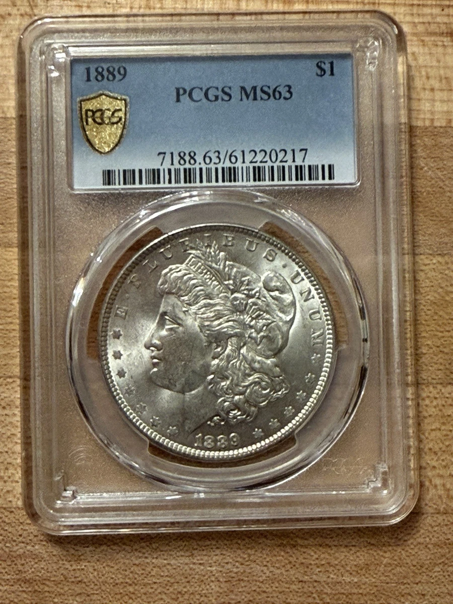 1889年 $1 銀貨 PCGS MS63 MS 63 Graded 1889 Year Morgan US Dollars (1878-1921) for sale | eBay