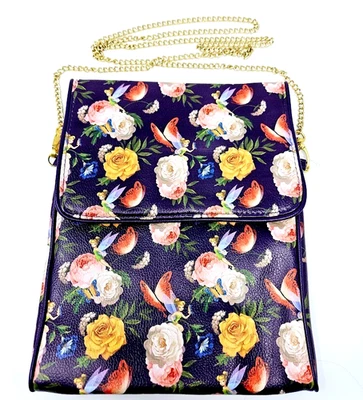 Bolso Mensajero Campanilla Parques Disney Bandolera Cadena Dorada Nuevo Foto 1 de 4