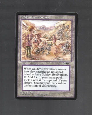1x MTG Soldevi Excavations (ALL) Alliances - 1996 NM LP - Image 1 of 2