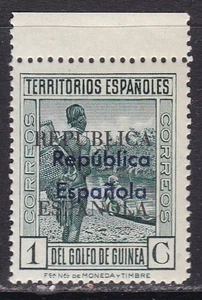 1932 - España - Guinea - Edifil 243B - 2 Sobrecargas en el mismo sello - MNH - Picture 1 of 2