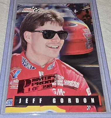 1995 Classic Finish Line - Jeff Gordon #105 Printer's Proof /398 - Image 1 of 4
