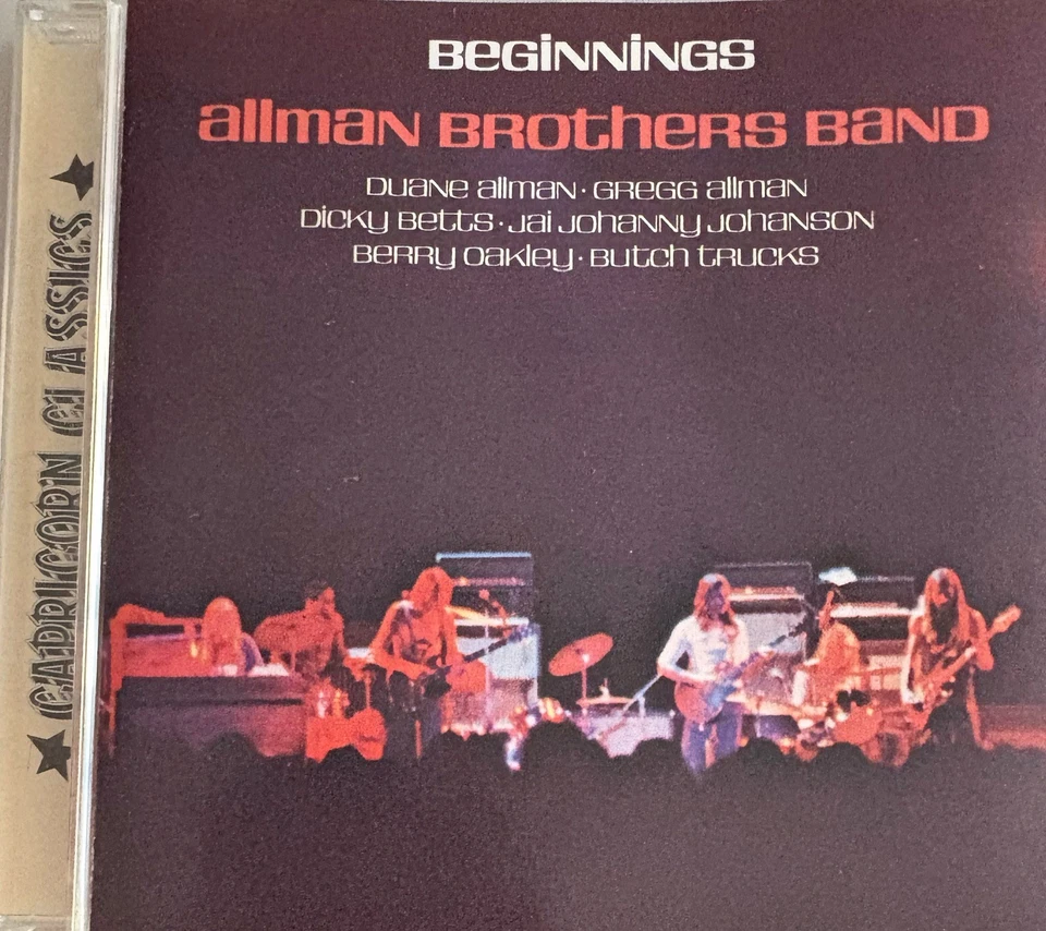 THE ALLMAN BROTHERS BAND - Beginnings CD Capricorn AS NEW! - Image 1 of 2