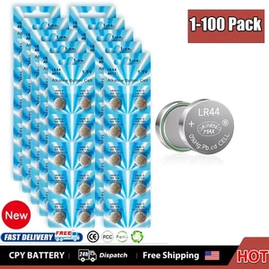 10-100x AG13 LR44 A76 357 357A LR1154 SR1154 SR44 1.5V Botón Batería Celda de Moneda - Imagen 1 de 14
