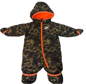 Nike Snowsuit Camo Print Insulated Baby Size 3 Months Winter Ski Suit Outdoor - Picture 1 of 5
