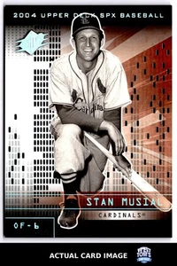 2004 Upper Deck SPx #108 STAN MUSIAL St. Louis Cardinals HOF NM - Bild 1 von 4