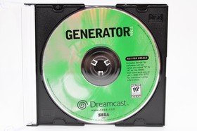 Refurbished Sega Dreamcast Generator Vol 2 Disc Only Mint Clean Good Pristine
