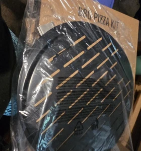 3 Pc BBQ/Grill Pizza Kit - Paddle, Pan, Cutter ● New In Box ● Fun Summer Item  - Picture 1 of 5