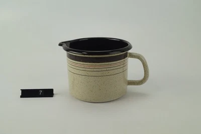 Braun und Kemmler Emaille Milchtopf Topf  circa 1Liter Thermoboden - Bild 1 von 4