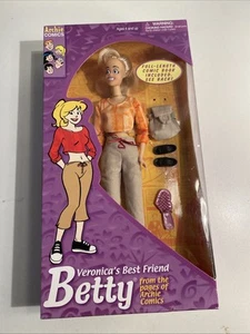 Veronica’s Best Friend BETTY DOLL Archies Comic Playing Mantis Camisa Naranja Vaqueros - Imagen 1 de 6