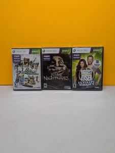 3 NUEVO Juegos Cinéticos Xbox 360 Rise Of Nightmares, Deca Sports, Biggest Loser  - Imagen 1 de 5