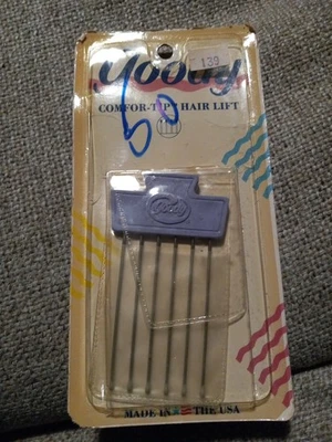 Tarjeta original púrpura #5128 NUEVO EN STOCK Goody 1989 punta cómoda levantamiento de cabello  Foto 1 de 4