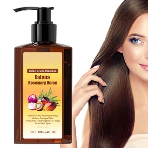 Alle natürlichen Batanaöl (Shampoo & Conditioner) mit Biotin, Zwiebel,Rosmarinöl - Bild 1 von 12