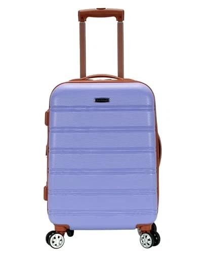 Rockland Melbourne Hardside Luggage with Spinner Wheels, Carry-On 20" - Lavender - Image 1 of 4