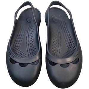 Crocs Kadee Slingback-Ballerinas schwarz Damen 8 bequeme Slipper EUC-Schuhe - Bild 1 von 7