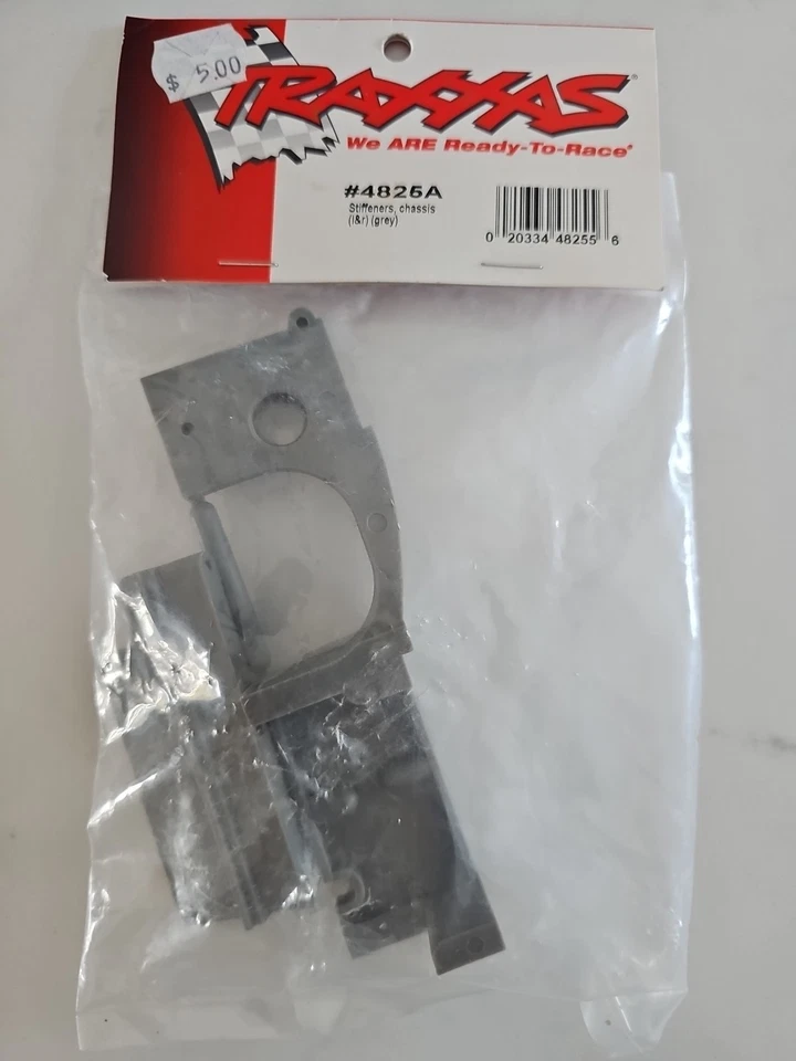 Traxxas Nitro 4Tec 3.3 Chassis Stiffners Gray. Traxxas #4825A Fits Pro .15 2.5 - Image 1 of 1