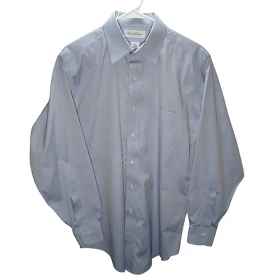 Camisa de vestir Paul Fredrick para hombre calce clásico 16,5 33 manga larga con botones Foto 1 de 4