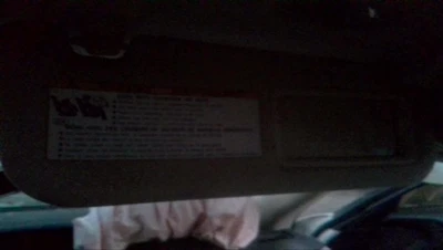 Passenger Sun Visor Illuminated Fits 14-19 LEXUS IS350 31476292 - Изображение 1 из 4