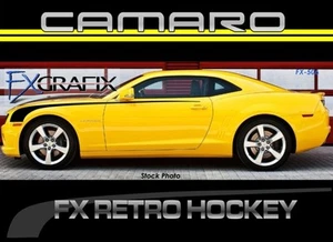 2010 Chevrolet Camaro Retro Style Solid Hockey Stripe Kit Dealer Quality Stripes - Picture 1 of 3