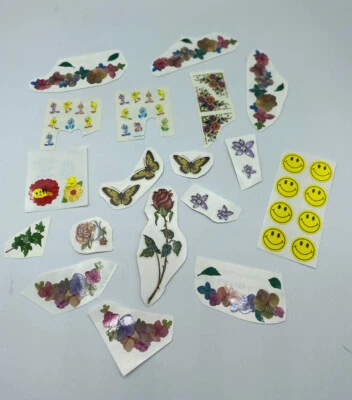 Sandylion, Mrs. Grossman’s￼, PSX STICKERS Lot Mini Butterfly Looney Tunes Rose - Image 1 of 4