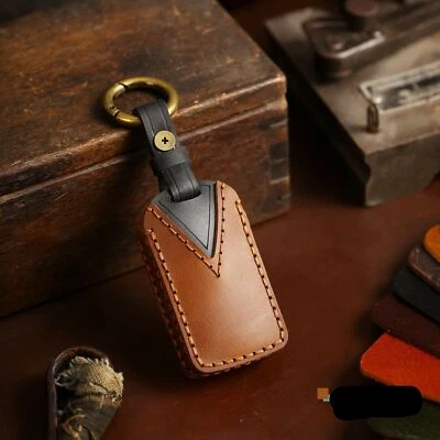 Funda de cuero para llavero Honda CRV HRV Crosstour 2018 Ridgeline 2017 Foto 1 de 4