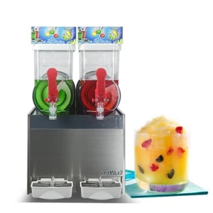 Kolice Commerciale 2X15L Macchina per Fango, Macchina per Fare Bevande Congelate - Foto 1 di 10