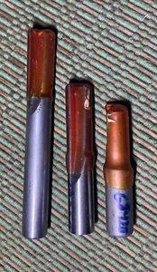 3 PCS of CARBIDE TIPPED 1/2’ ROUTER BITS by WISCONSIN KNIFE WORKS USA MADE - Picture 1 of 3