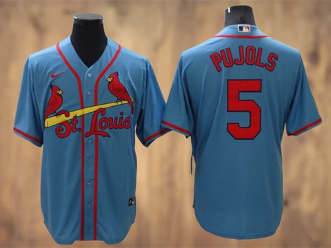 St. Louis Cardinals - Albert Pujols #5 Cool Base Men's Stitched Jersey Cover