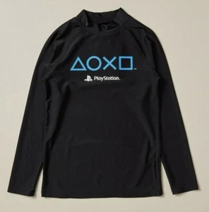 Boys size 9 Sony PLAYSTATION black Long sleeve vest top rashie NEW UPF50+ F8668 - Imagen 1 de 3