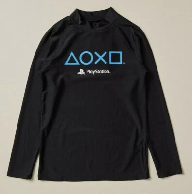 Boys size 9 Sony PLAYSTATION black Long sleeve vest top rashie NEW UPF50+ F8668 - image 1 of 3