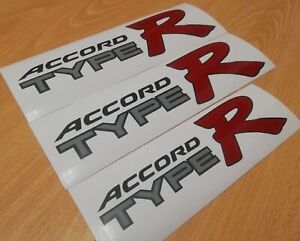 Side Panels - Accord Type R - h22 b18 k20 b16 Reproduction Decal / Stickers