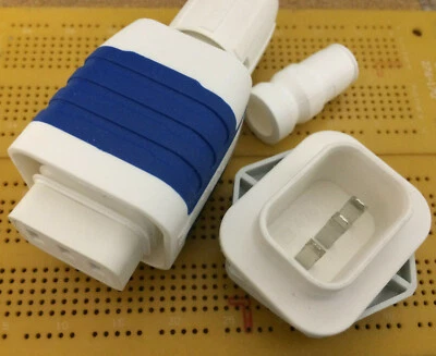 15A 250V IEC Waterproof Appliance Inlet IP67/69K Plug Panel Socket Hot Condition - Image 1 of 2