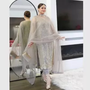 Pakistani Dress Salwar Kameez Ready To Wear Suits Indian Wedding Party Bollywood - Picture 1 of 5
