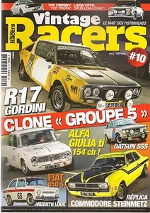 VINTAGE RACERS 10 R17 GORDINI VW DERBY COMMODORE GS GIULIA 1600 Ti DATSUN SSS - Bild 1 von 3