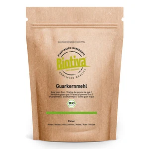 Guarkernmehl Bio 500g glutenfrei Biotiva (25,78 EUR/kg) - Bild 1 von 6