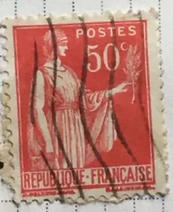 France stamps - Type Peace (type I)   50 French centime   1932    Sg:FR 508 - Picture 1 of 1