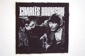 Charles Bronson Cloth Patch 4" X 4"  Punk Rock Crust Doom Filth Infest (CP66) - Picture 1 of 1