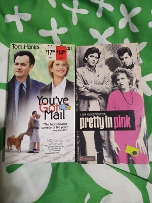 Pretty in Pink (VHS, 1997) + YOU GOT MAIL (VHS, 1999)=RARE - Image 1 of 4